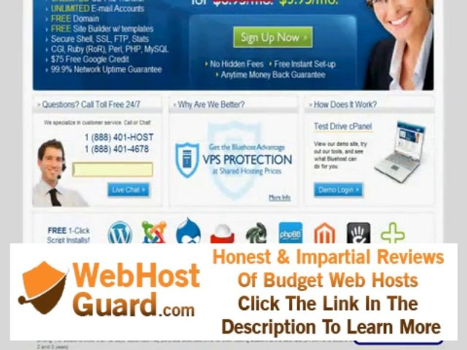 BlueHost Coupon Code, Discount Promo codes, BlueHost Hosting Reviews