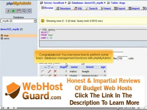 X3 Skin Managing a MySQL database with phpMyAdmin on Cpanel Adult-Hosting.com