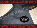 capote mazda mx5 miata na cappotta pvc originale lunotto zip auto cabrio