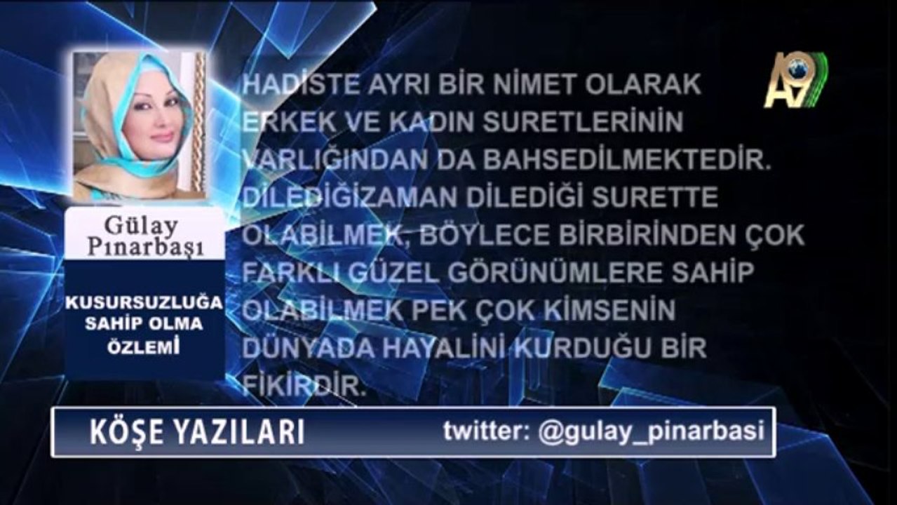 Kusursuzluğa sahip olma özlemi - Gülay Pınarbaşı