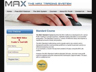 The MAX Trading System – Profitable Training for Traders