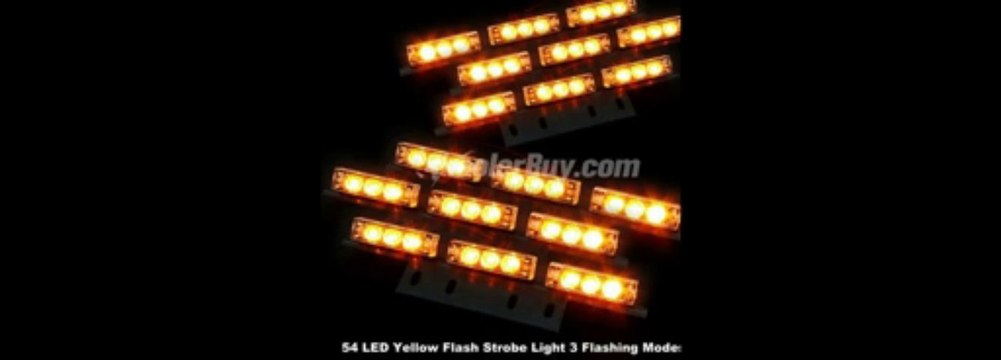 Koolertron 54 LED Emergency Vehicle Strobe Lights