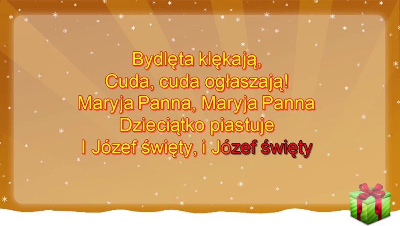 Polskie Kolędy - Dzisiaj w Betlejem - Kolęda + tekst (karaoke)
