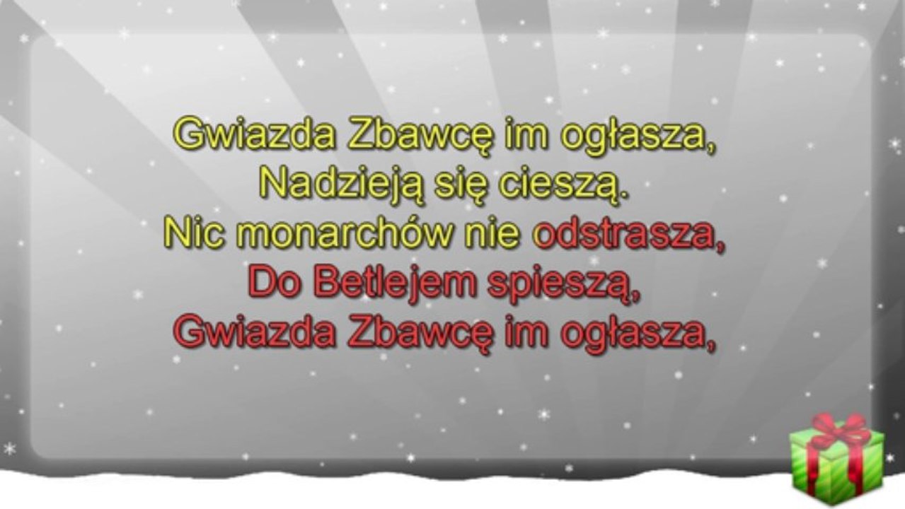 Polskie Kolędy - Mędrcy świata - Kolęda + tekst (karaoke)