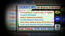 Auto Lube Oil Service Change 949-829-4252 Coto de Caza