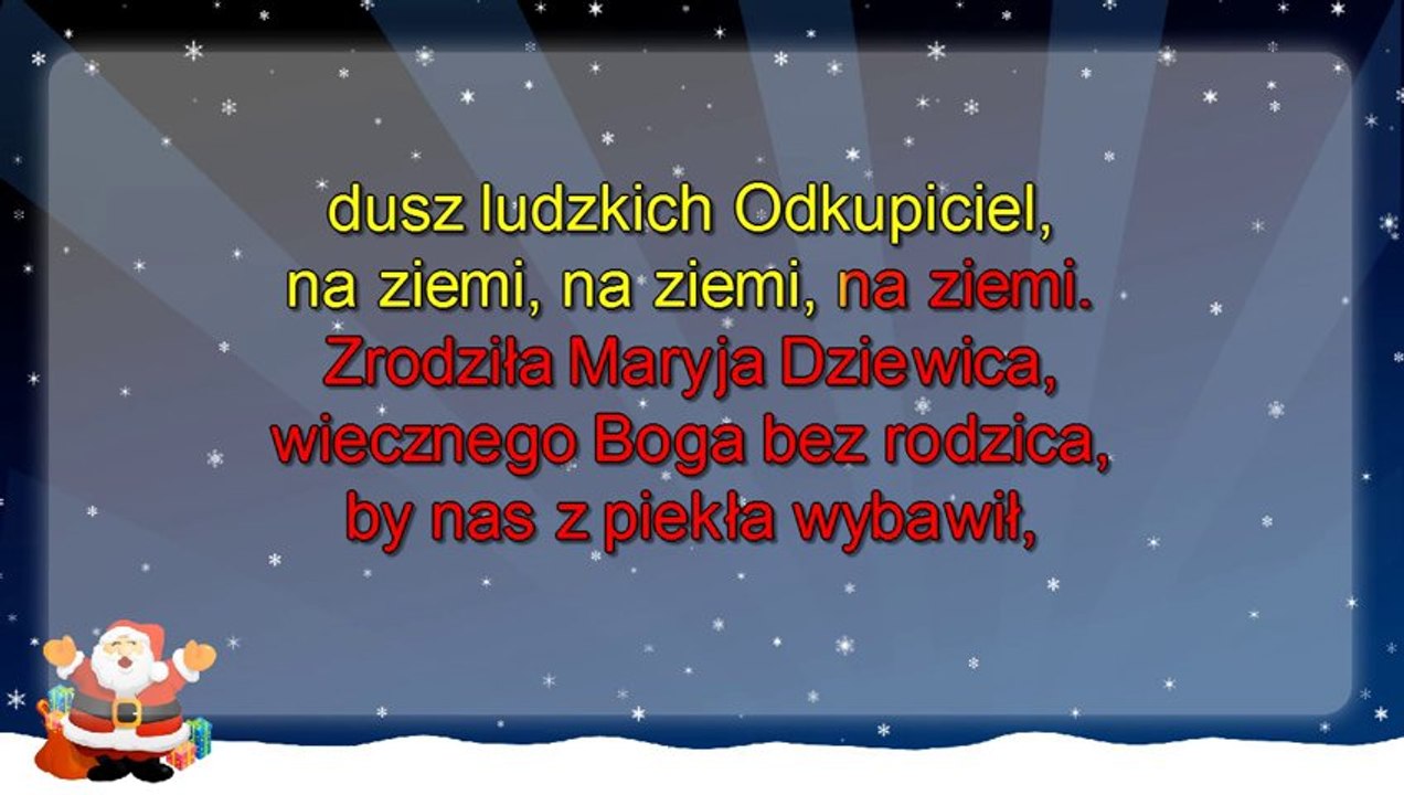 Polskie Kolędy - Tryumfy Króla Niebieskiego - Kolęda + tekst (karaoke)