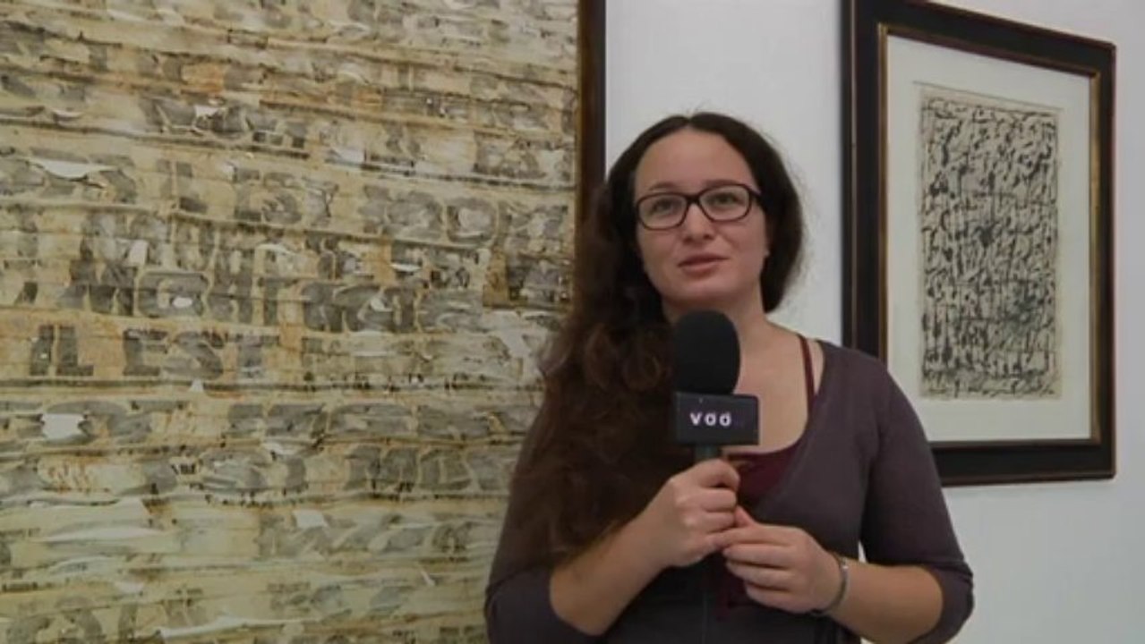 Reportage du 4 Décembre : "Ecritures": les oeuvres d' Henri Michaux et Gil Joseph Wolman exposées à Entrêpot 9