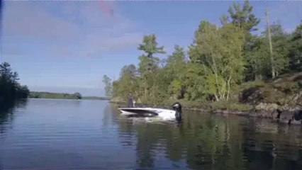 Side console for aluminum boat