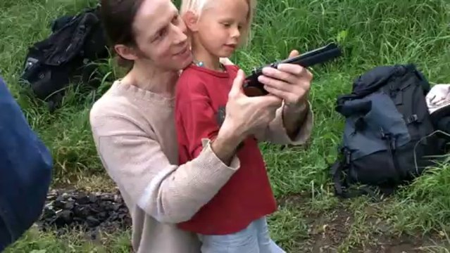 Стрелять - дело нехитрое. 2013, лето. Катейка, Тимоха, Ветер