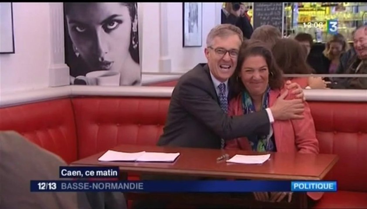 Union à Caen entre Sonia de La Provôté et Philippe Lailler (France 3)