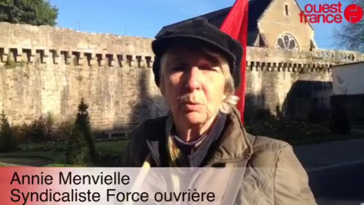 Manifestation contre l'application de la réforme des rythmes scolaires