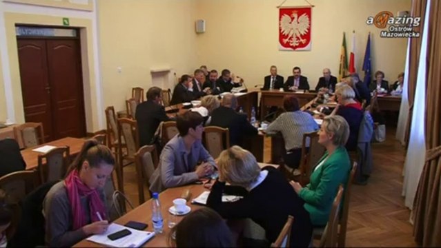 XXXIV Sesja Rady Powiatu Ostrów Mazowiecka 28.11.2013