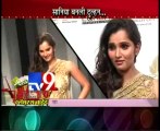 Sania Mirza on Ramp in Indian Bridal Fashion Week2013-TV9