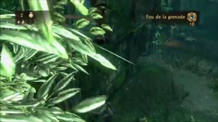 Uncharted  Drake's Fortune trophée Fou de la grenade