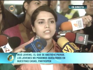 Juventud de la MUD exige al CNE no permitir instalación de puntos rojos ni caravanas el 8D