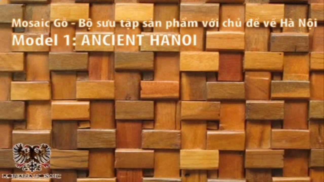 GỖ ỐP TRẦN _ ROMANA WOOD MOSAIC