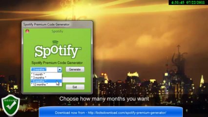 Spotify Premium Code Generator Working 100% Updated December 2013