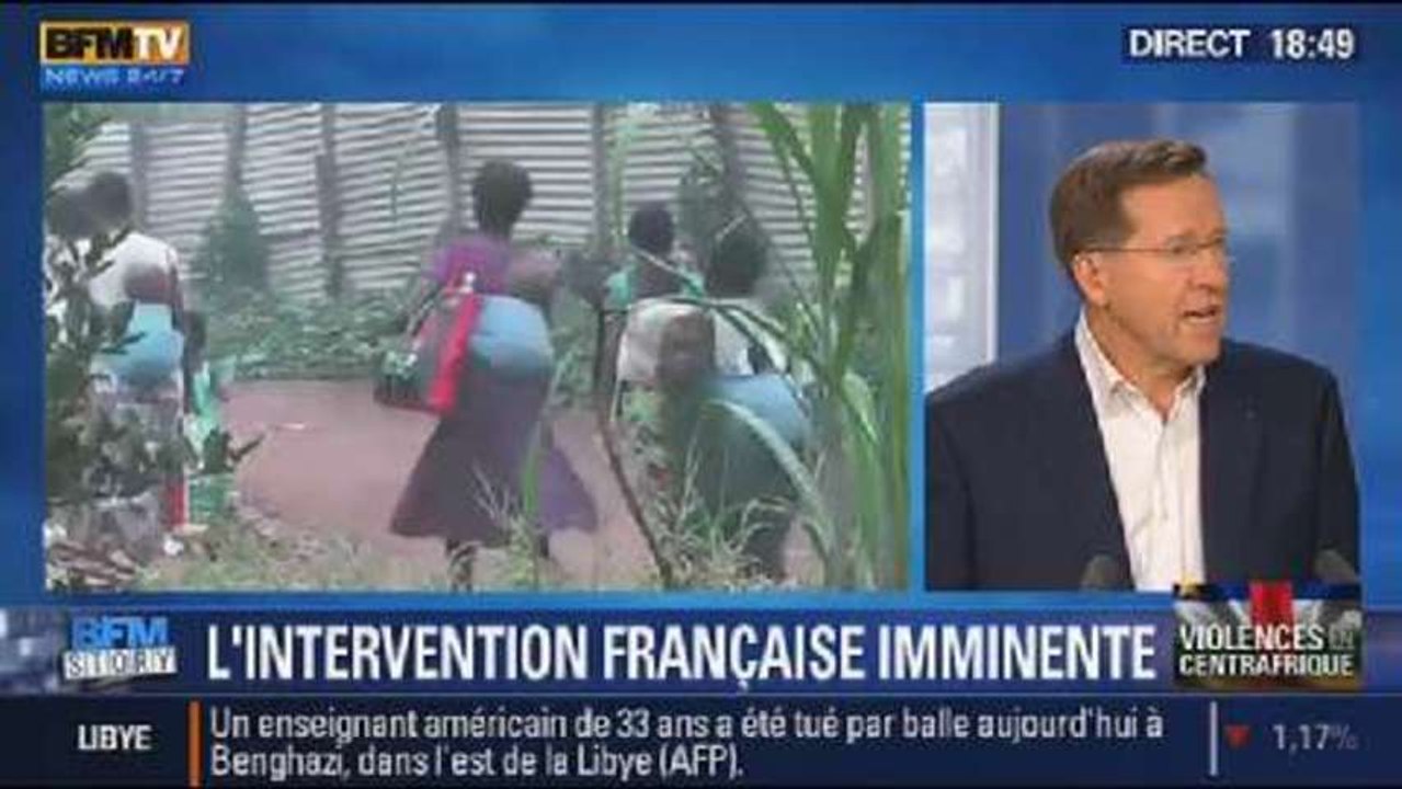 BFM Story: l'opération "Sangaris" en Centrafrique: quelle sera la mission de la France ? - 05/12