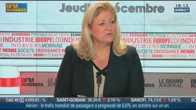 Françoise Gri, directrice générale de Pierre & Vacances, Center Parcs, dans Le Grand Journal - 05/12 1/4