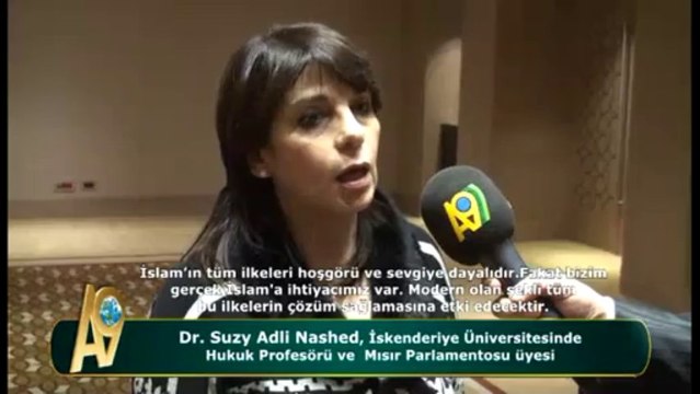 Dr. Suzy Adil Nashed, İskenderiye Üniversitesinde Hukuk Profesörü ve Mısır Parlamentosu üyesi