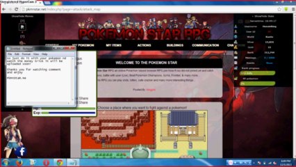 Pkmnstar How to level up quickly (EXP TRICK)