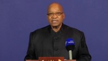 South African President Zuma says that Nelson Mandela has died