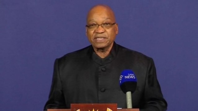South African President Zuma says that Nelson Mandela has died