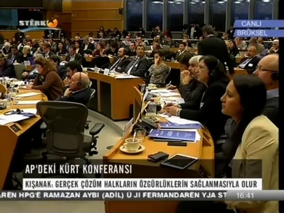 gültan kışanak 10.uluslararası kürt kanferansı bürüksel de gültan kışanak konuştu