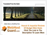 WordPress 3 Tutorial 14_ Introduction to WordPress Plugins 000WebHost FREE web hosting