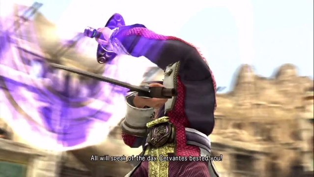 Soul Calibur V - Ranked Match 2 - Mitsurugi Versus Cervantes
