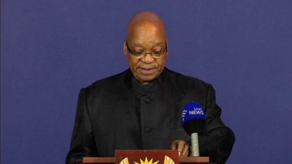 President Zuma announces the death of Nelson Mandela