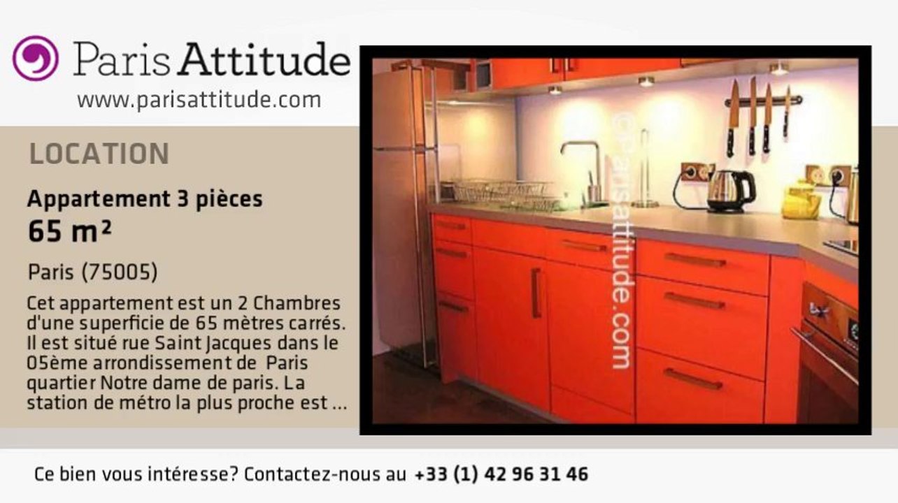Appartement 2 Chambres à louer - Quartier Latin/St Michel, Paris - Ref. 3824