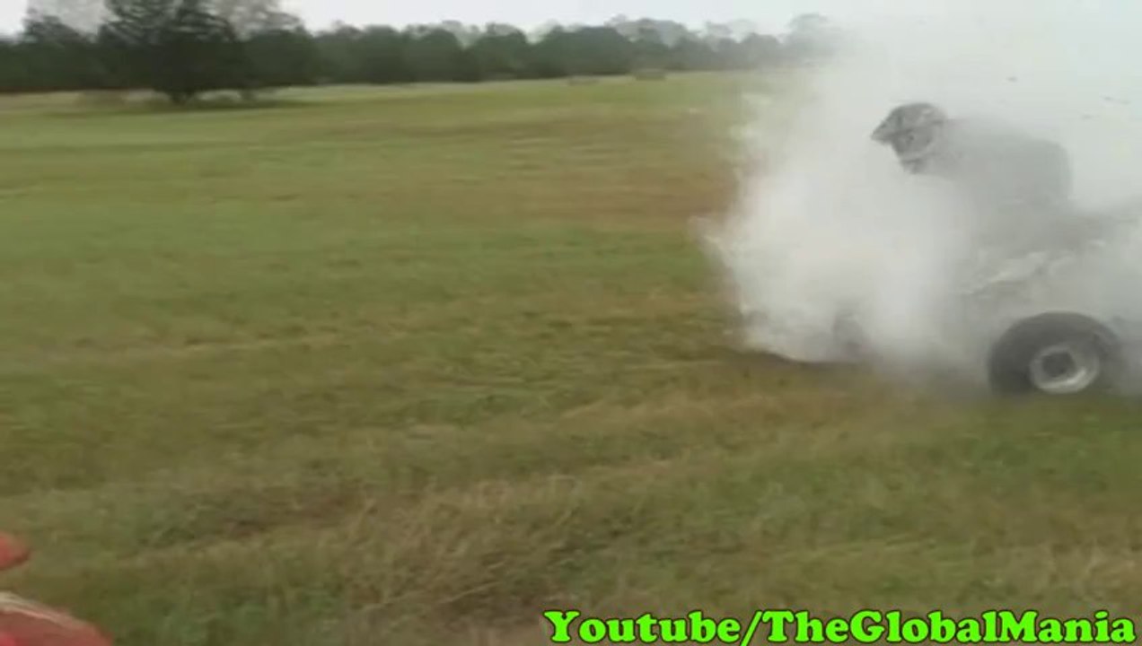 Yamaha Raptor 700 Big Bore Close Call!
