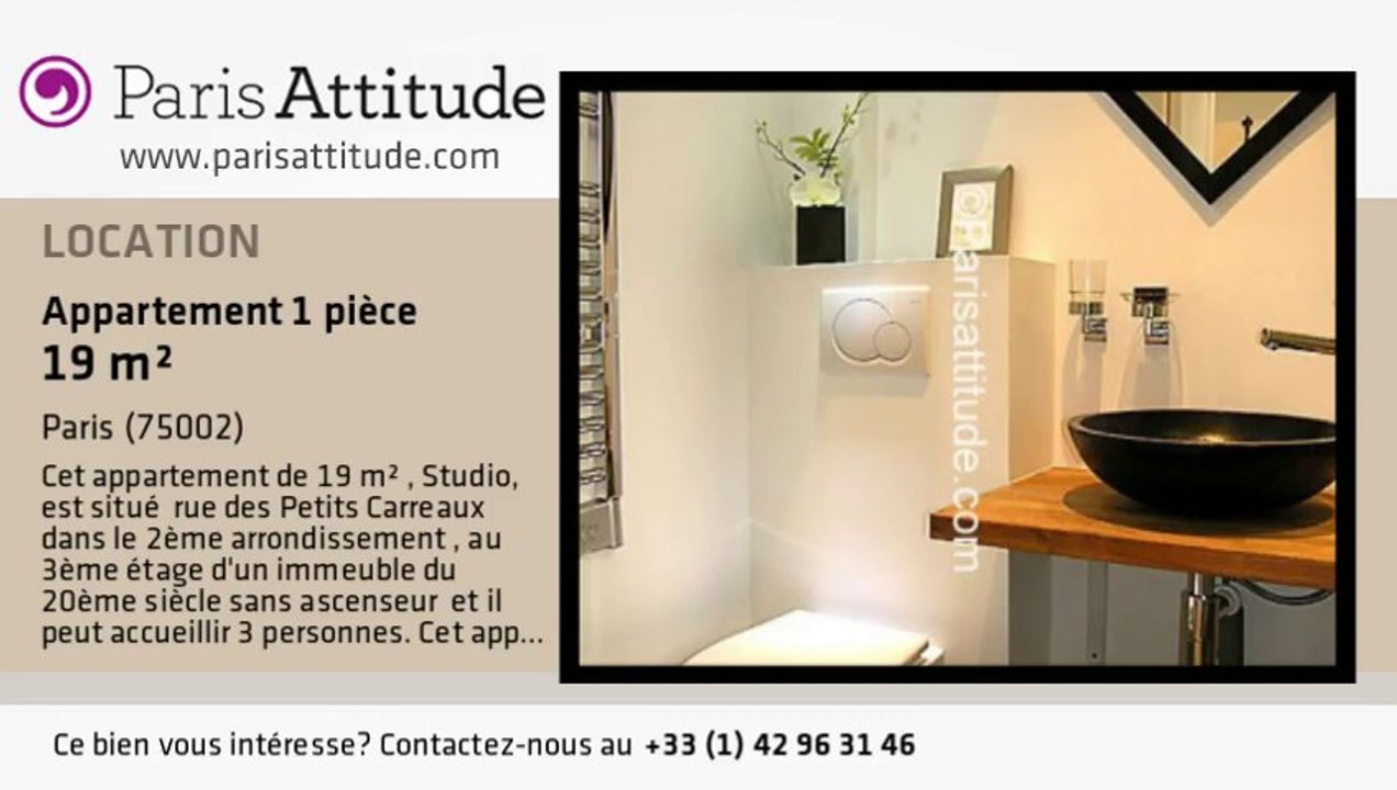 Appartement Studio à louer - Montorgueil, Paris - Ref. 6709