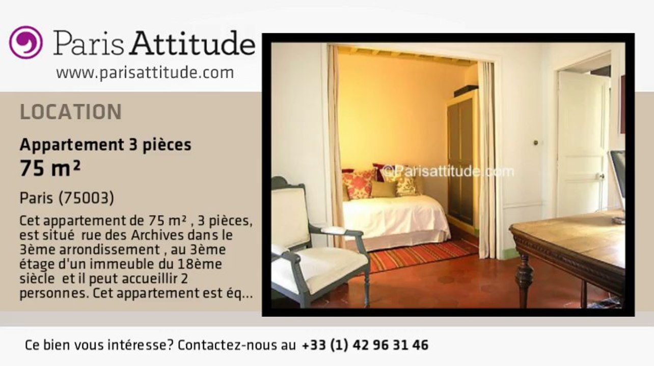 Appartement 2 Chambres à louer - Temple, Paris - Ref. 6136