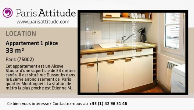 Appartement Alcove Studio à louer - Montorgueil, Paris - Ref. 4131