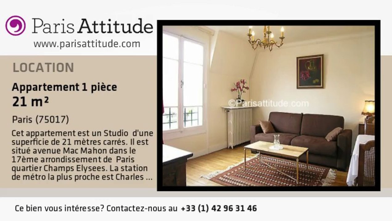 Appartement Studio à louer - Arc de Triomphe, Paris - Ref. 3148