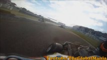 Epic Go Kart Crash! Gokart Flips Upside Down!