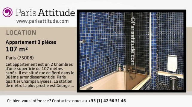 Appartement 2 Chambres à louer - Champs Elysées, Paris - Ref. 3984