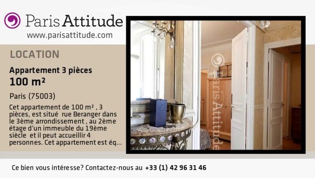 Appartement 2 Chambres à louer - République, Paris - Ref. 5409