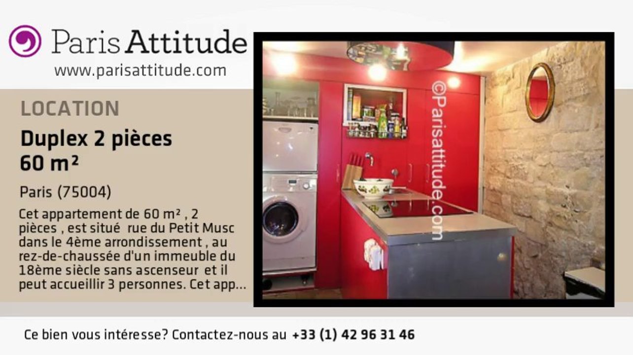 Duplex 1 Chambre à louer - Bastille, Paris - Ref. 3595