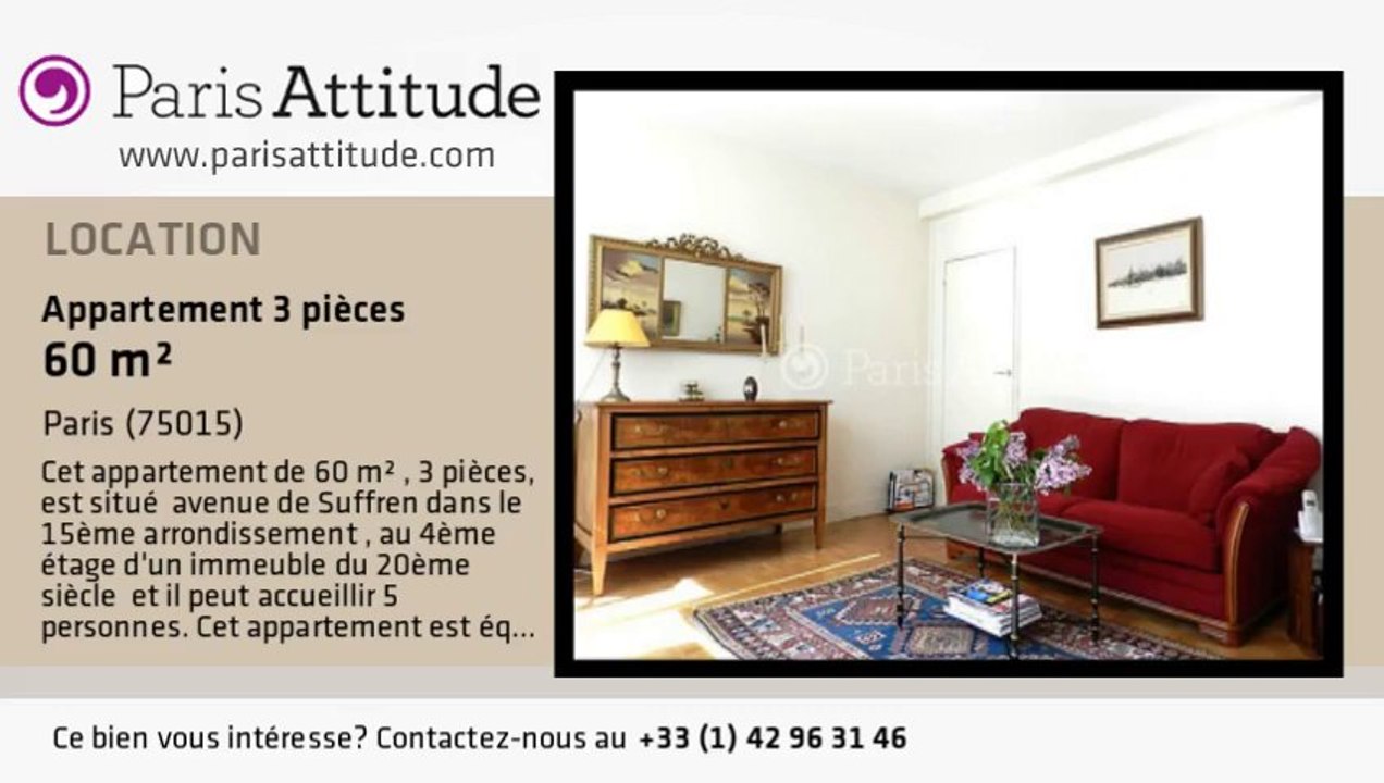 Appartement 2 Chambres à louer - Tour Eiffel, Paris - Ref. 1235