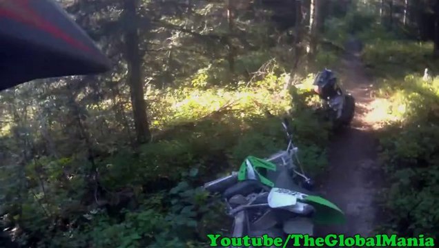 Dirtbike Crash In The Woods