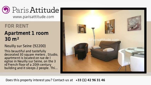 Studio Apartment for rent - Neuilly sur Seine, Neuilly sur Seine - Ref. 6530