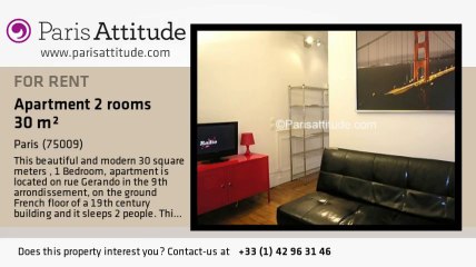 1 Bedroom Apartment for rent - Poissonnière, Paris - Ref. 5814