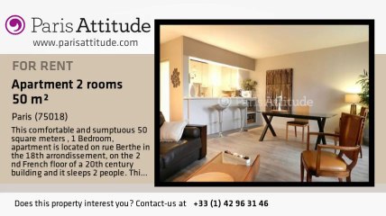 1 Bedroom Apartment for rent - Montmartre, Paris - Ref. 7795