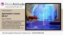 1 Bedroom Triplex for rent - Alésia, Paris - Ref. 3786