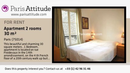 1 Bedroom Apartment for rent - Montparnasse, Paris - Ref. 5924
