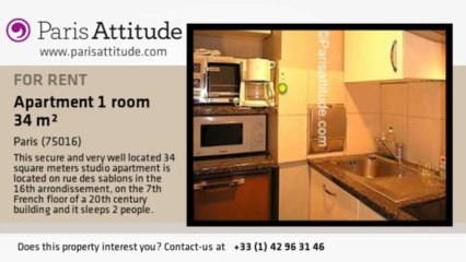 Studio Apartment for rent - Victor Hugo, Paris - Ref. 1250