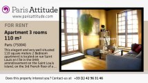 2 Bedroom Apartment for rent - Ile St Louis, Paris - Ref. 4360
